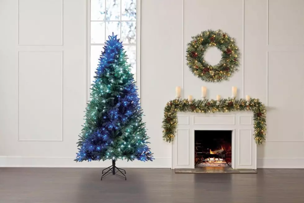 You Can Change the Colors on this Pre-Lit Christmas Tree With an App