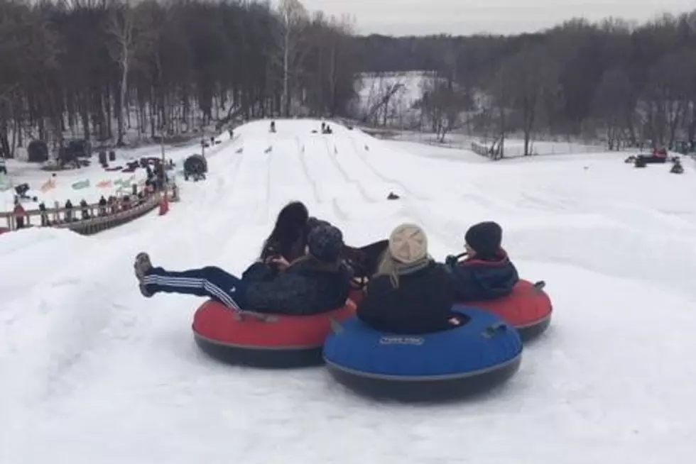 Take On a 600-Foot Snow Tubing Hill at Hawk Island Park