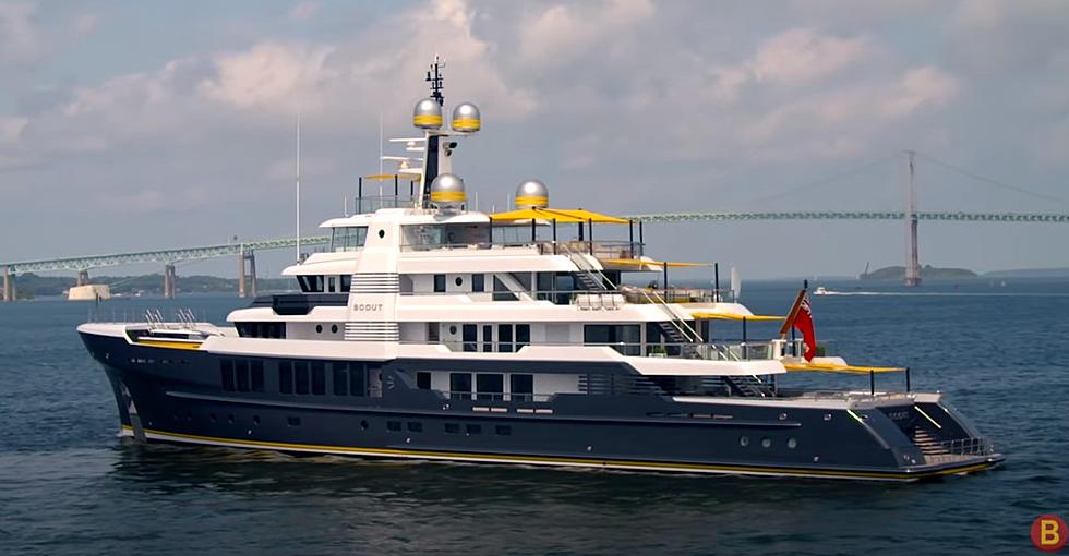Check Out the $85M Yacht Sailing Around Michigan
