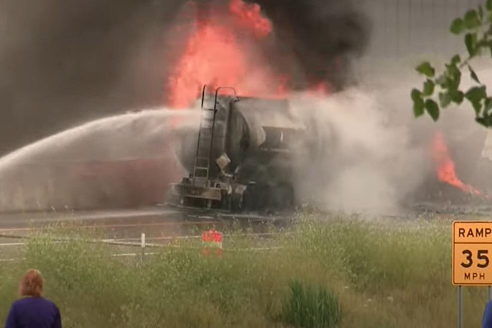Tanker Fire Closes I-75 Near Big Beaver Rd. Near Detroit [VIDEO]