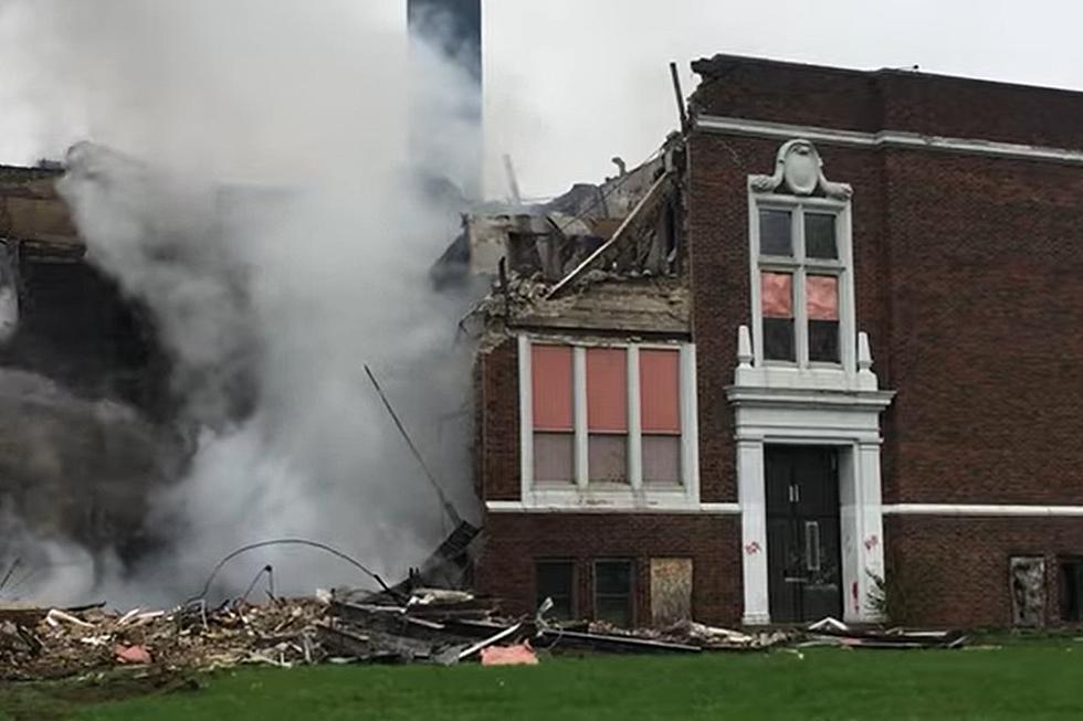 Fire Destroys Nearly Century Old Flint School Building [VIDEO]