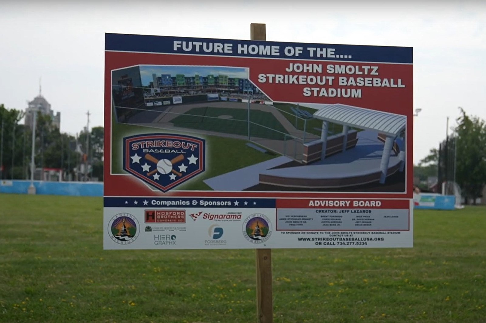 John Smoltz Strikeout Baseball Stadium could go up this summer