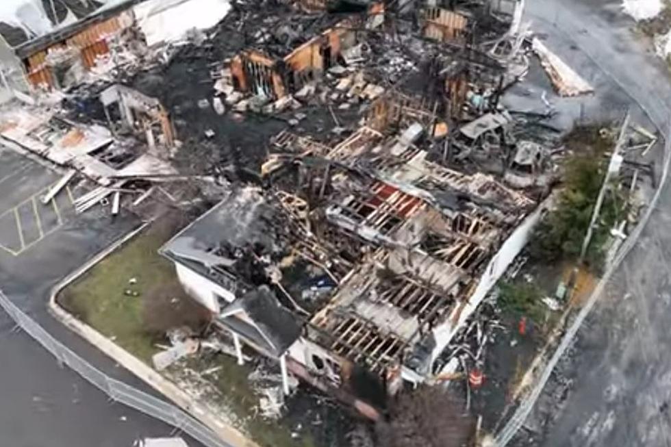 Drone Video Captures the Devastation in Davison After Fire Destroys Hank Graff Building [VIDEO]
