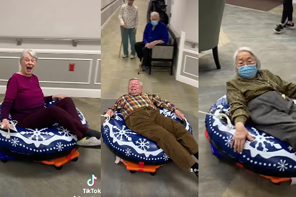 Old Folks Fun: Watch Indoor Tubing at a Michigan Retirement Home