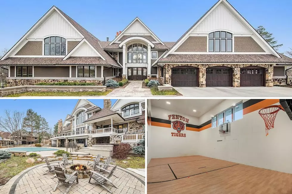 At $3.7M, Linden Dream Home Has 2 Pools & Indoor Basketball Court