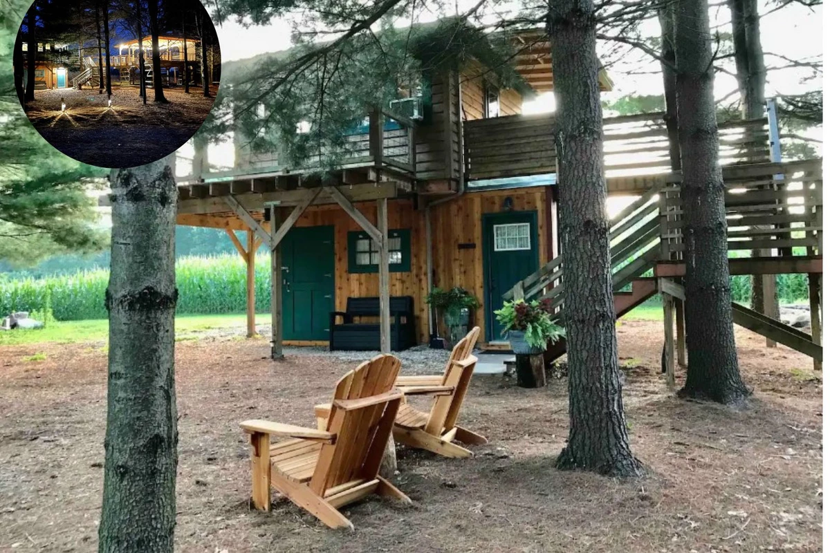 Cozy East Leroy Treehouse voted one of the coolest Airbnbs in MI