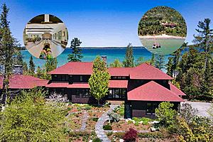 $15M Drool Worthy Charlevoix Estate Has Beach Pavilion & Bowling...