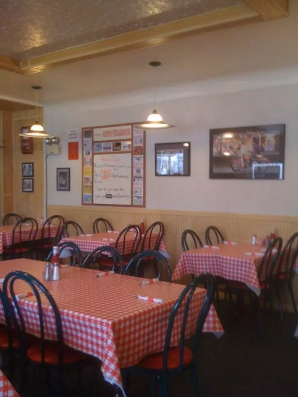 Dining room inside John's Steakhouse & Pizzeria Credit: David M on Yelp
