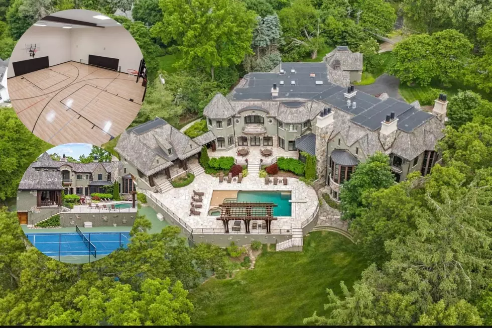 $6.9M Stunning Michigan Mansion Has 2 Sports Courts & More