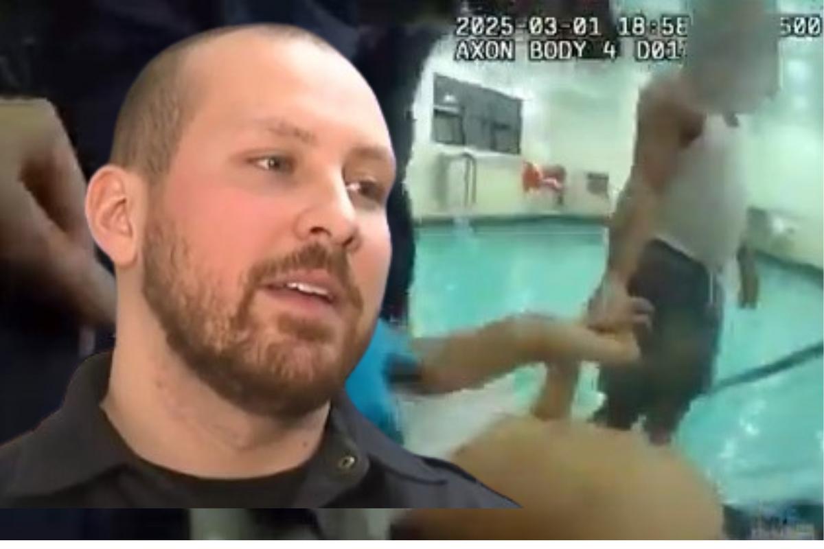 Heroic Michigan Police Officer Saves Drowning Boy in Hotel Pool