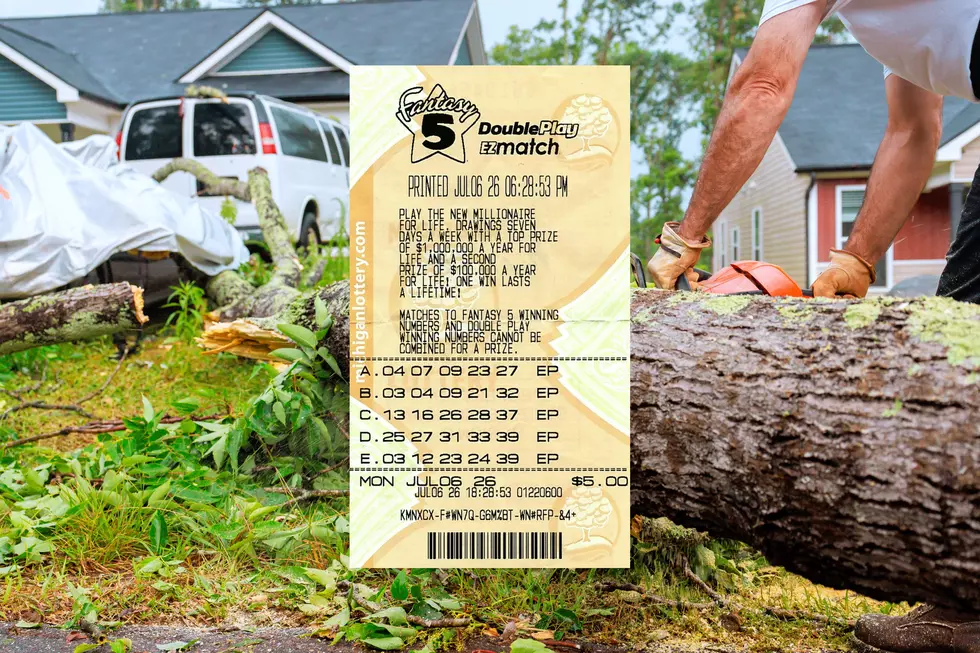 From Disaster to Dollar Signs: Michigan Man Wins Fantasy 5 While Cleaning Up Storm Damage