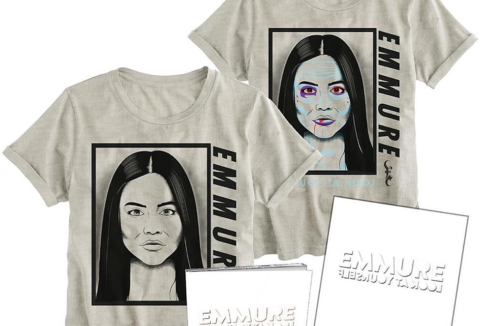 Emmure Release Color-Changing Shirt Depicting Battered Woman