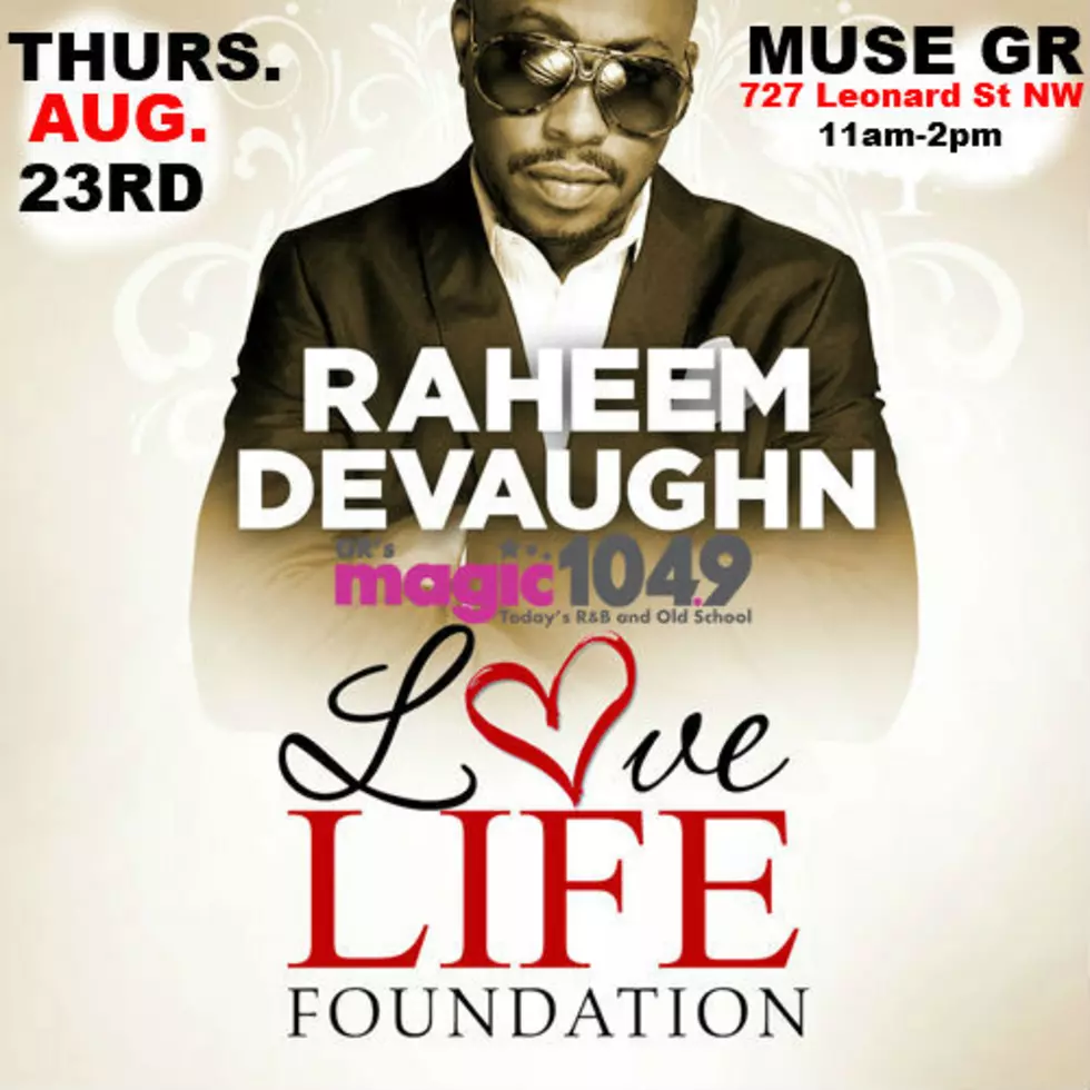 Raheem DeVaughn is Coming to GR this Thursday