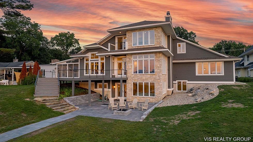 This Expensive Holland Lakeside Home For Sale Has A Indoor Wet Bar & Pool