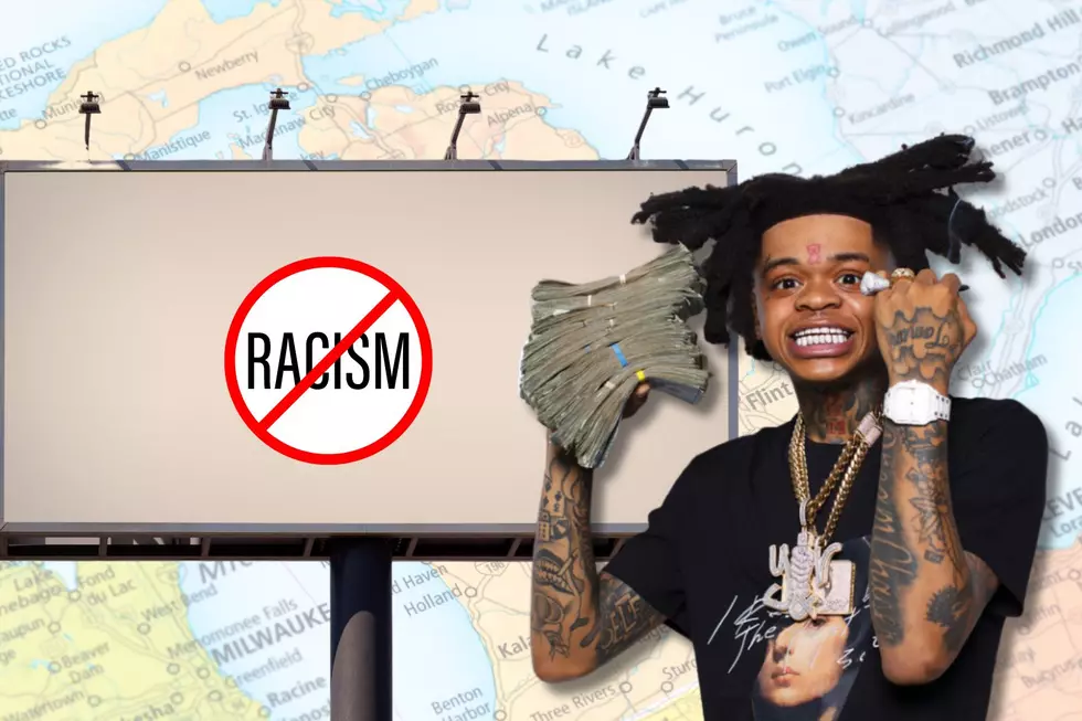 Rapper SpotemGottem Featured On Extremely Racist Billboard Found In Michigan
