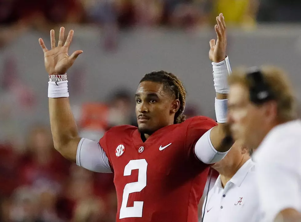 Jalen Hurts Honors Crimson Tide with Special Reese&#8217;s Senior Bowl Helmet