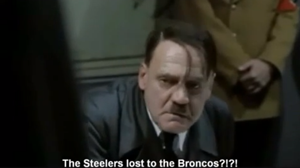 Hitler Reacts To The Broncos Beating The Steelers [Video]