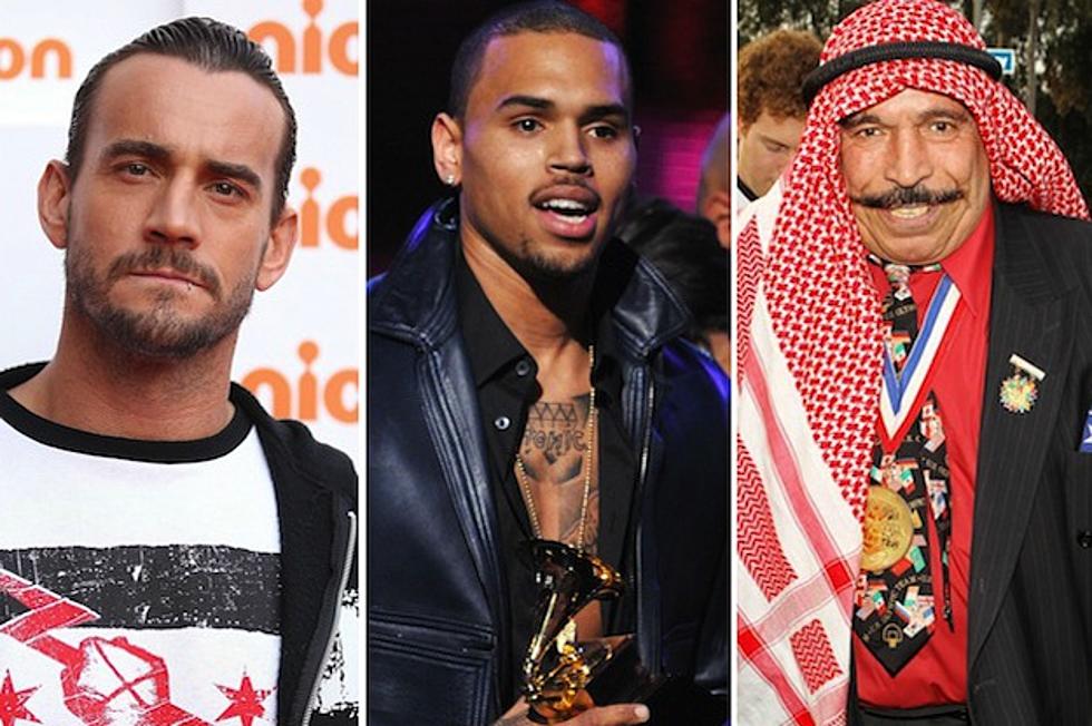 CM Punk and Iron Sheik Start Fight With Chris Brown on Twitter