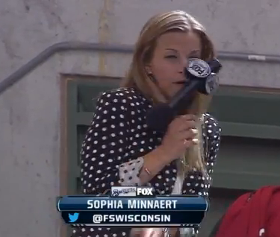 Baseball Reporter Keeps Reporting After Being Hit With A Baseball [Video]