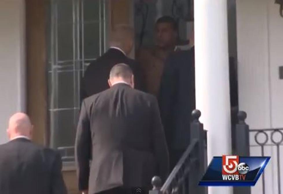 Raw Footage: Watch Aaron Hernandez Being Arrested by State Police [VIDEO]