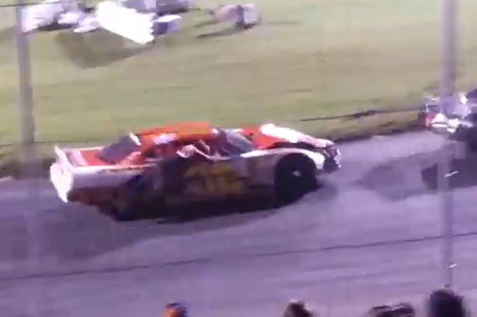 Race Car Driver Attempts Vigilante Justice on the Track, Gets Thrown Into Wall [VIDEO]