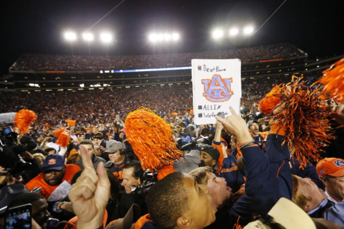 Hear Rod Bramblett's and Eli Gold's radio call of Chris Davis' final second  missed field goal return to beat Bama in the Iron Bowl #miracle #omg