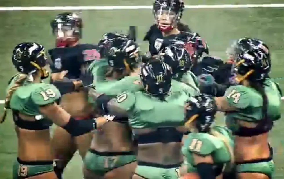 Watch A Big Fight From A Lingerie Football League Game