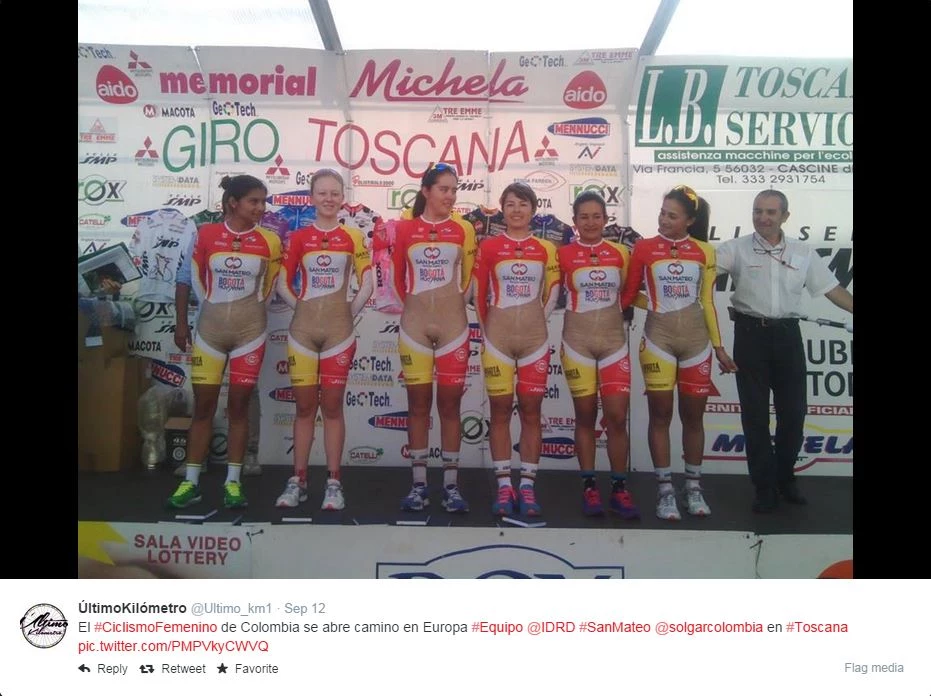 columbia women's cycling team uniform