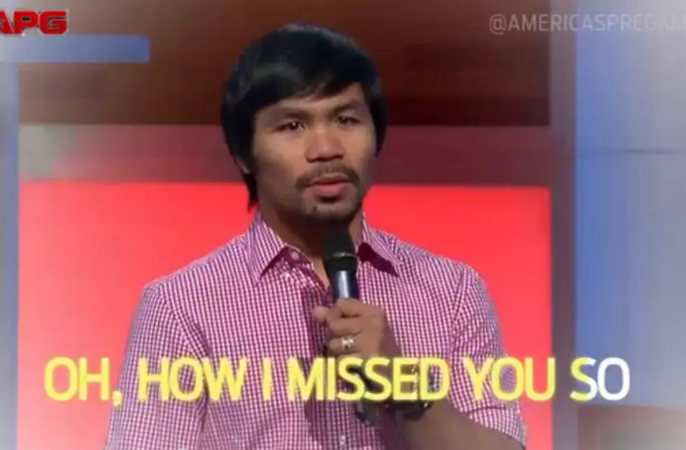 Watch Manny Pacquiao Sing A Horrible NFL Tribute Song