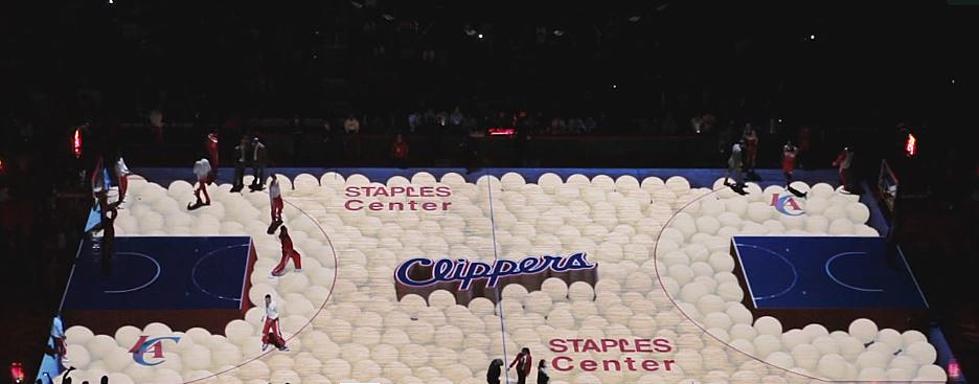 Incredible 3D Court Projection at Los Angeles Clippers Game Intro [VIDEO]