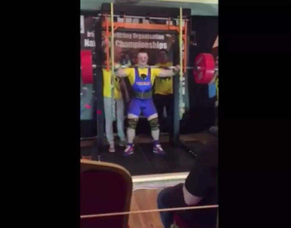 Powerlifter Rips Quads Right off the Bone at National Championship