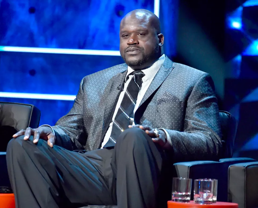 Watch Shaquille O&#8217;Neal Trip and Fall Hard
