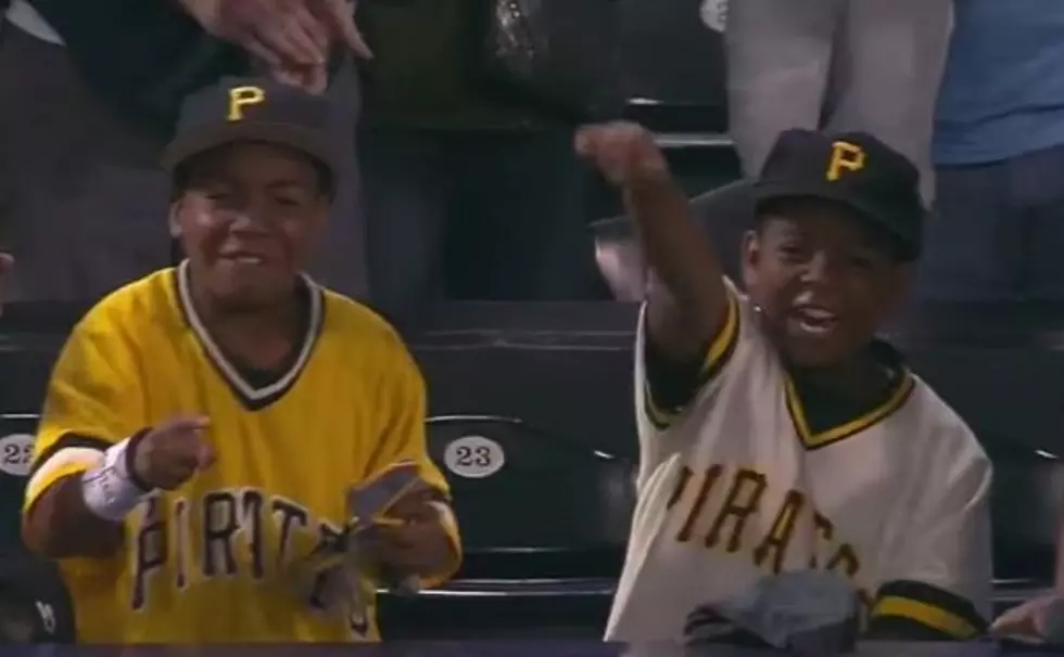 Young Pirates Fans Go Bananas After Andrew McCutchen Gives Them His Batting Gloves [VIDEO]