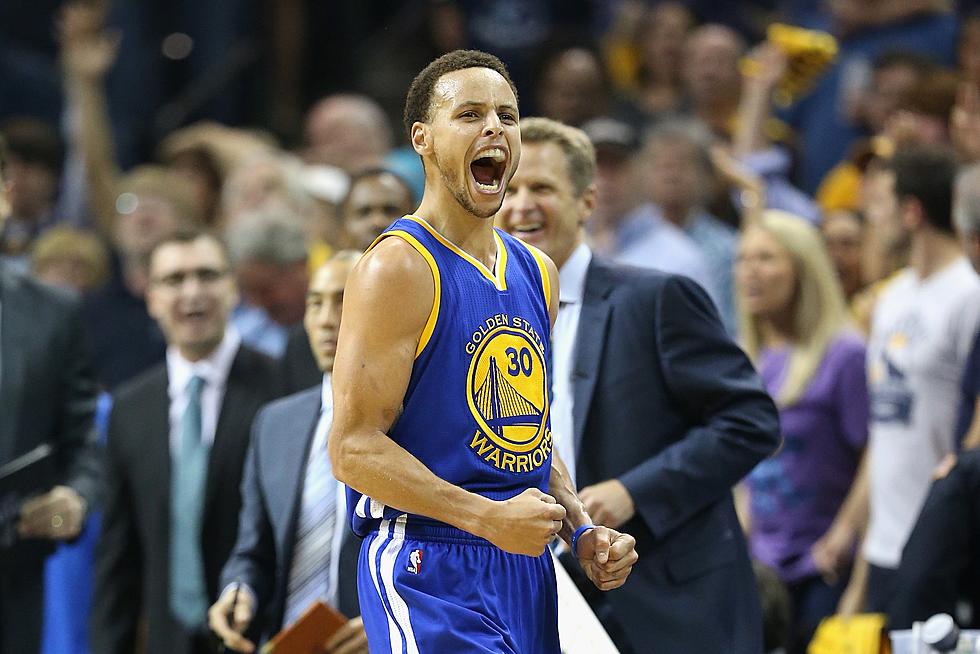 Steph Curry Learns the Hard Way That Champagne Stings the Eyes [VIDEO]
