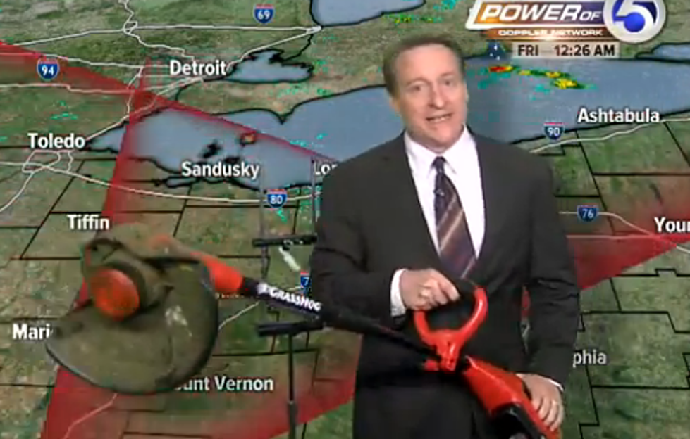 Cleveland Weatherman Might Be Losing It