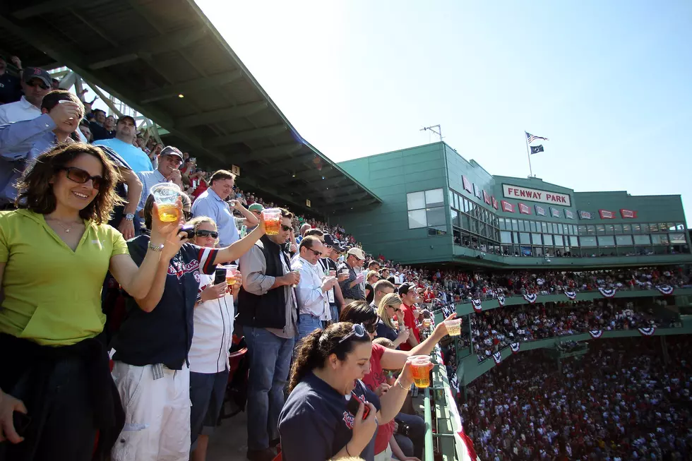 Boston Red Sox Fan Vomits From Upper Deck Railing Onto Fans Below [VIDEO]