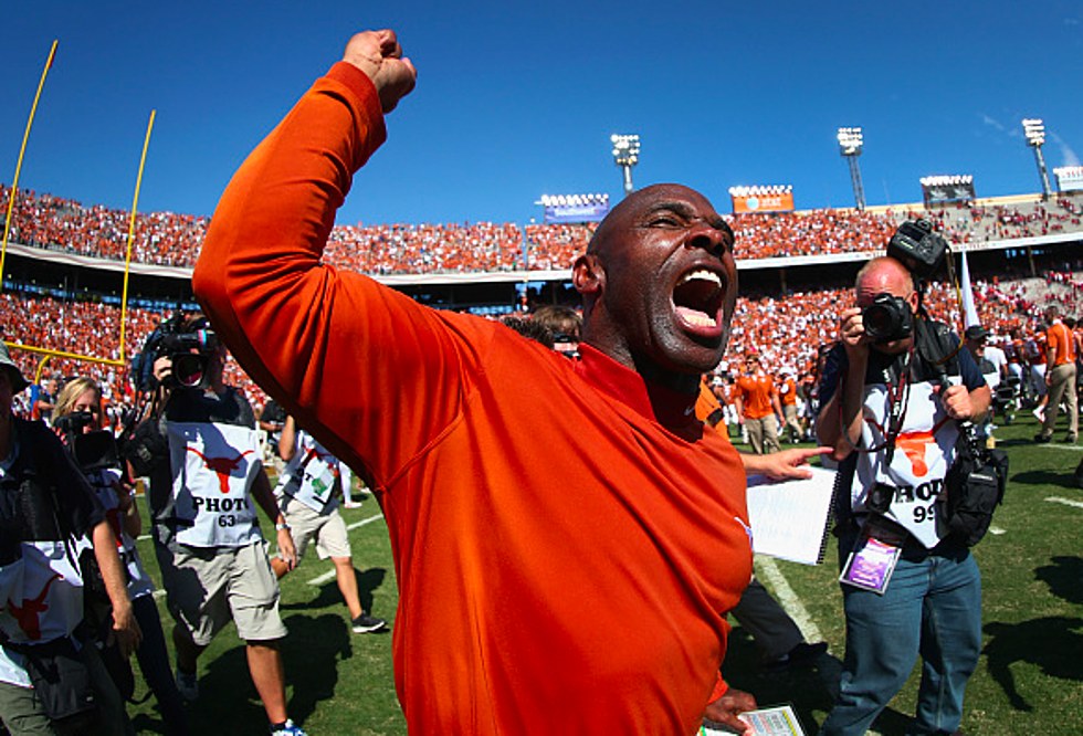Charlie Strong Crowd Surfs After Texas Beats Oklahoma 