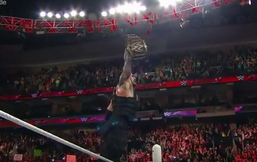 Roman Reigns Wins WWE Title