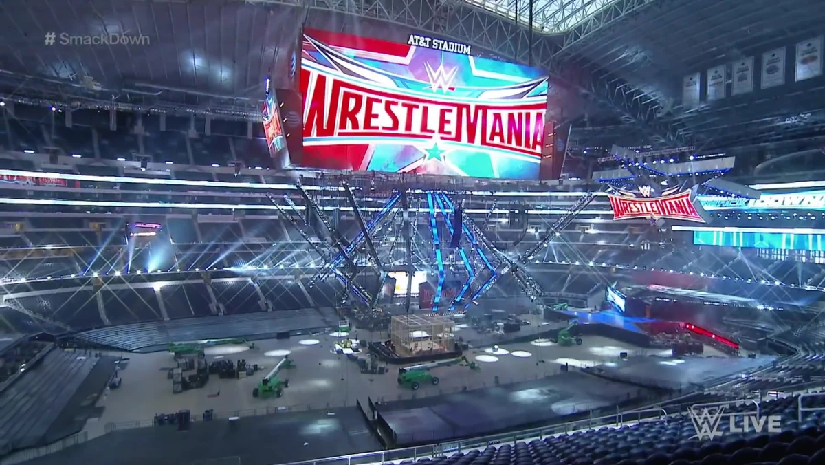 Get a Sneak Peek at the Wrestlemania 32 Stage