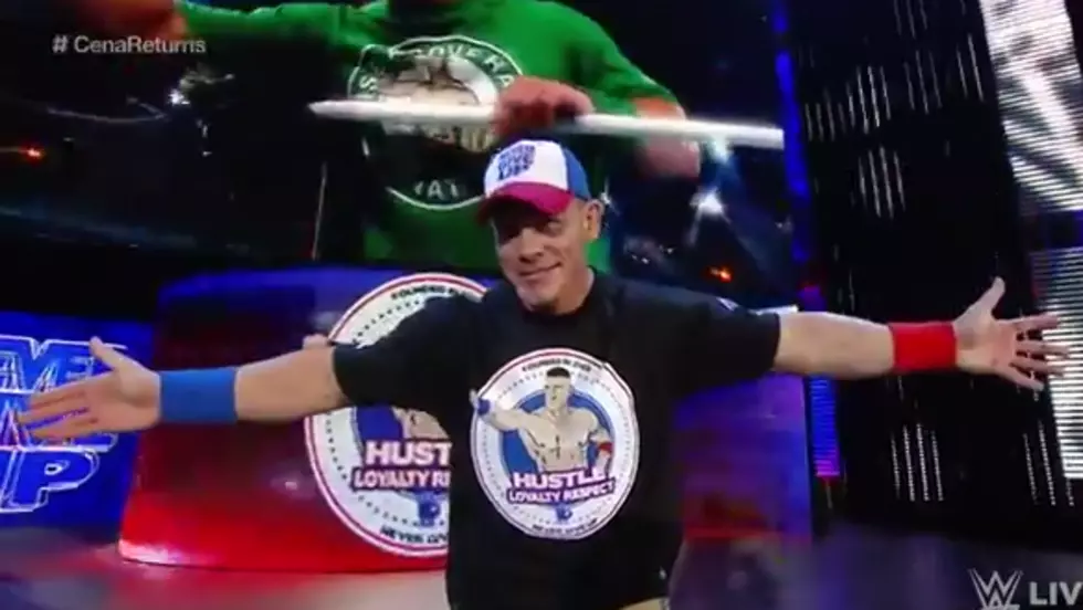 Watch John Cena Return to WWE Television 