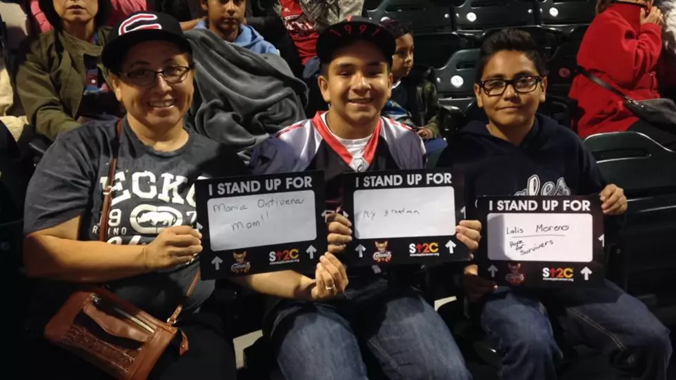 El Paso Chihuahuas Stand Up To Cancer