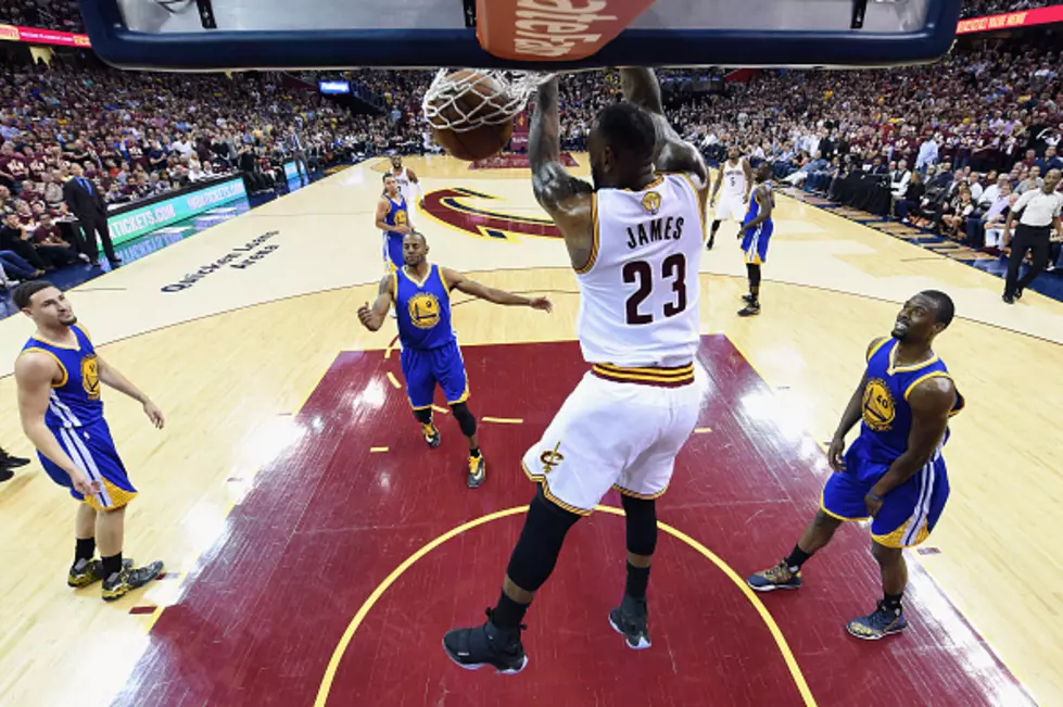 Watch LeBron James&#8217; Amazing Dunk in Game 3 of NBA Finals