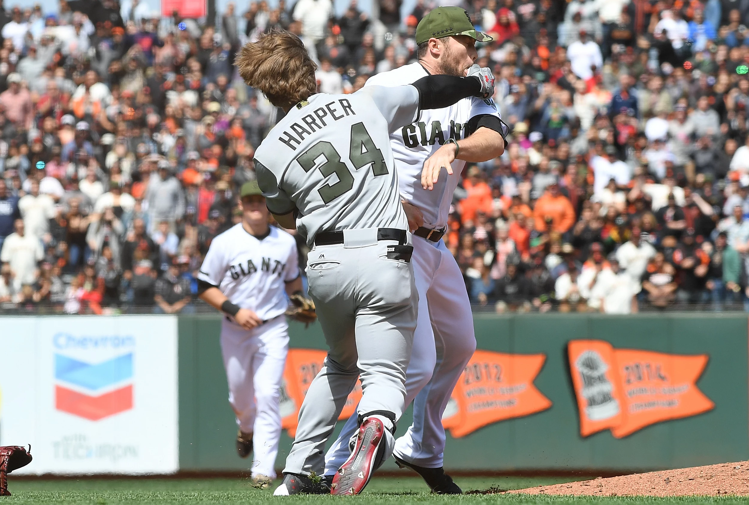 Yankees and Red Sox fans brawl in bleachers in viral video