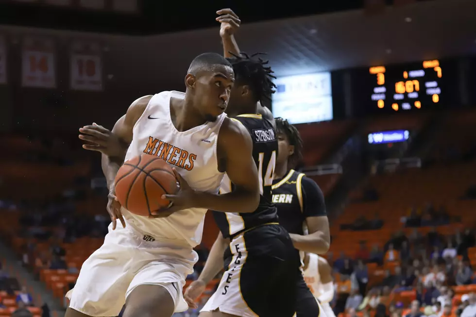 Miners Shake Off First Half Woes to Defeat Southern Miss, 76-64