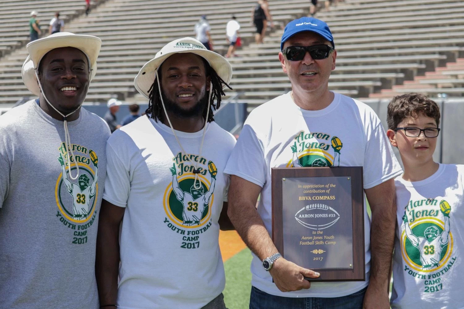 Photos: Aaron Jones Youth Football Camp 2017