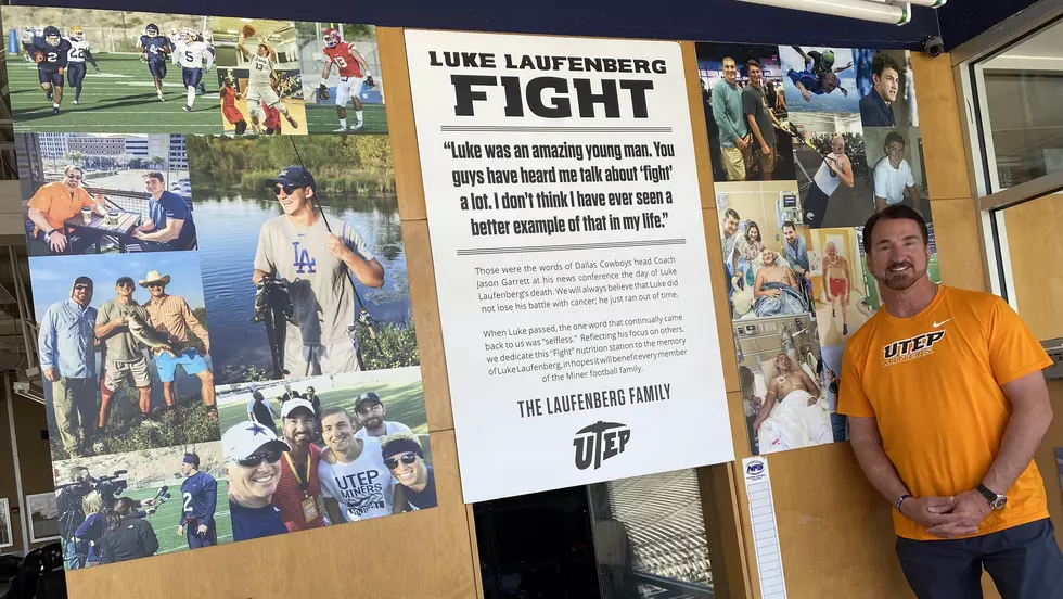 UTEP Building Nutrition Station in Memory of Luke Laufenberg