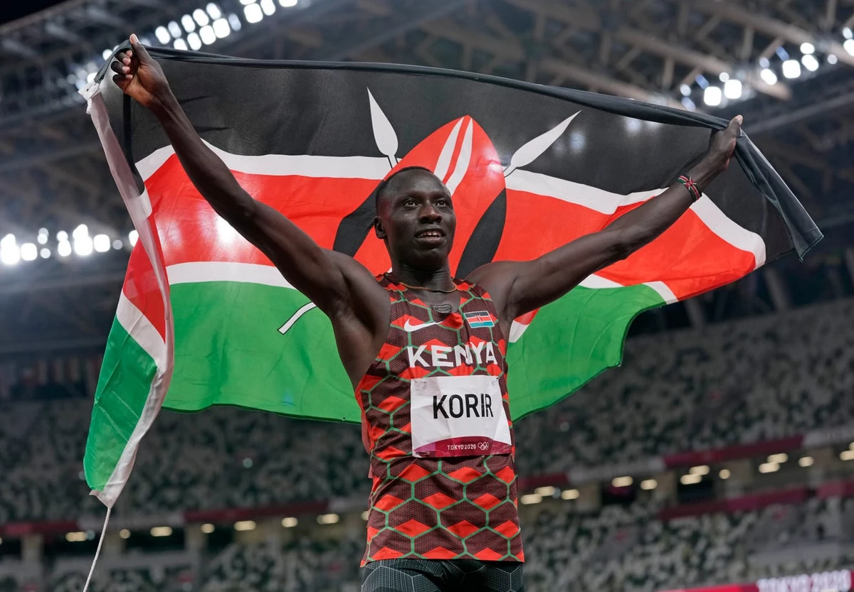 Эммануэль Корир (Кения) 800 метров Токио 2020