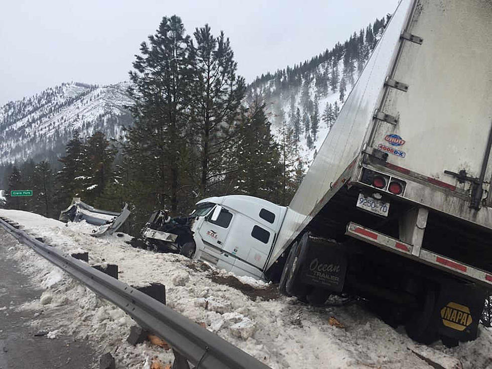 Weather Caused Semi Crash on I-90