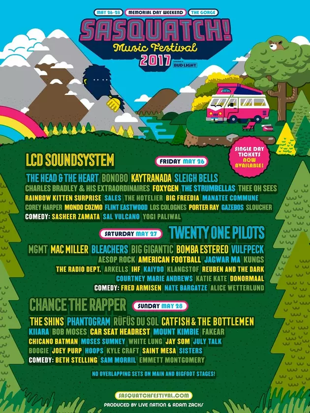 LCD Soundsystem to Replace Frank Ocean at Sasquatch Festival 2017