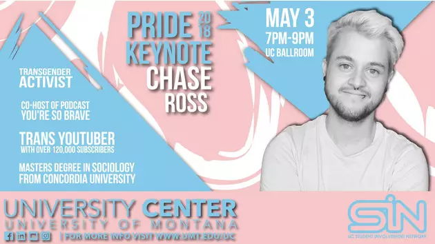 Trans YouTuber Chase Ross Coming to Missoula